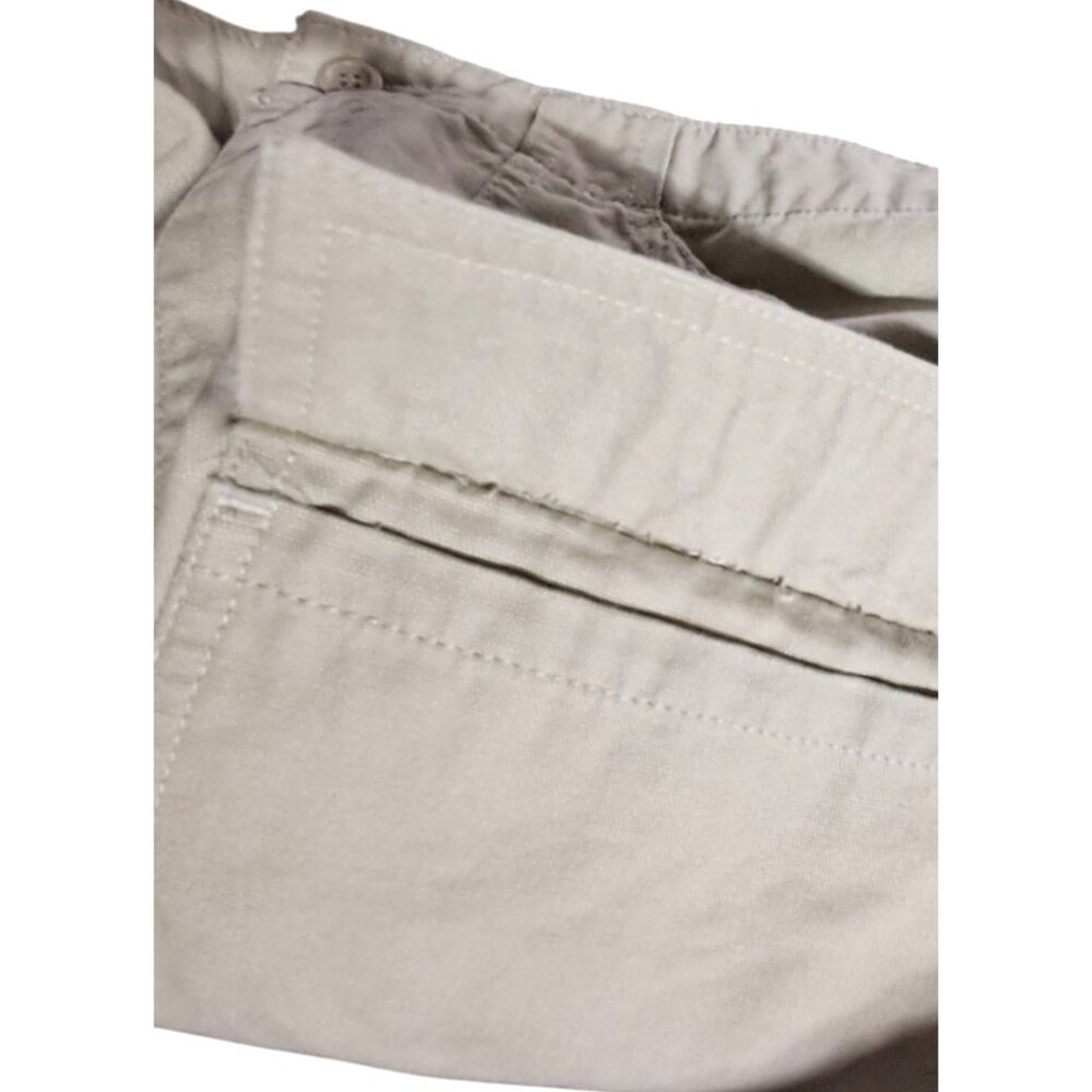 Vintage Y2K Gap Surplus Cargo Skirt Womens Khaki Beige Mini Size 12 Cotton - Picture 9 of 9
